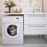 Armário suspenso com pia: dicas de seleção + análise da tecnologia de instalação