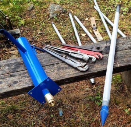 DIY Habeş Kuyu Tasarımı Kazık çakma makinası