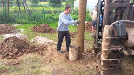 Perçage avec une déchiqueteuse