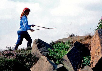 Wie man auf volkstümliche Weise Wasser für einen Brunnen findet Suche mit Wünschelruten