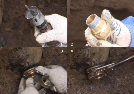 Technologie d'installation de la partie externe de l'appareil