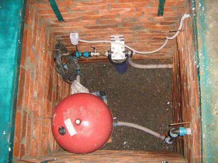 La construction de la fosse au-dessus de la tête de puits