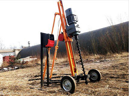 Perfuratriz móvel de pequeno porte Instalação de parafuso pequeno