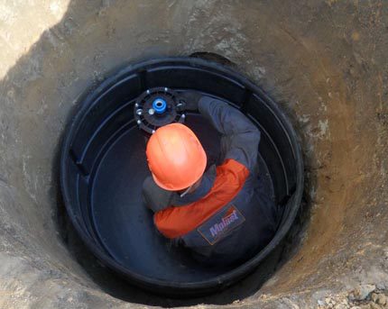 Como completar um poço em uma casa de campo Dimensões internas de Caisson