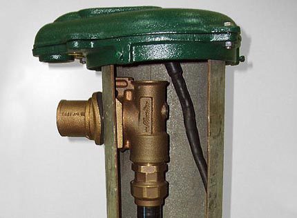 Um adaptador para organizar um poço em uma casa de campo Adaptador de revestimento