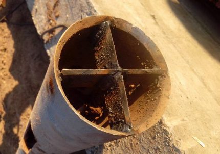 Do-it-yourself drill for wire rope drilling Shock drill bottom