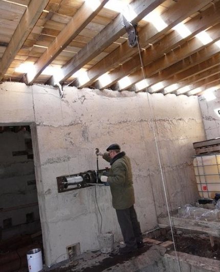 Wo kann ein Bohrloch gebohrt werden? Kellerbohren