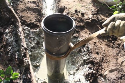 Wie man eine Pumpe in einen Brunnen steckt Metallgehäuse