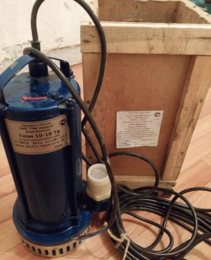 Schéma d'installation de la pompe submersible Gnome Pompe à eau triphasée Gnome