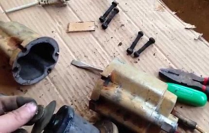 Démontage de la pompe Kid