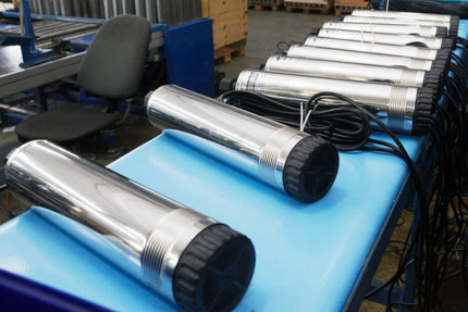 Bomba submersa Canhão de água