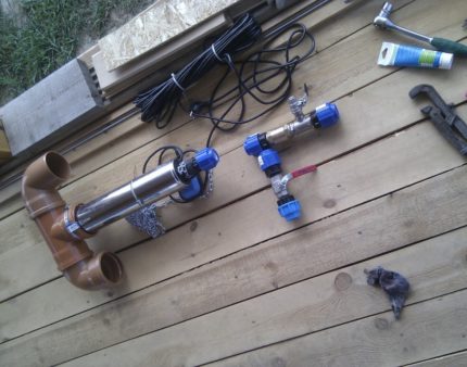 Pompe à jet d'eau avec buse