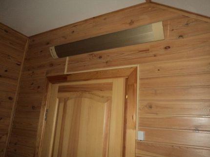 Modèle portable d'un radiateur infrarouge