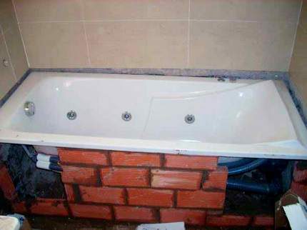 Les écarts entre les côtés et le mur