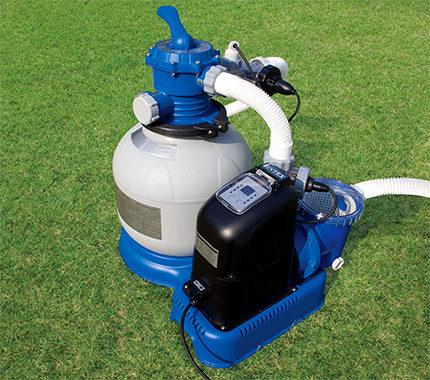 Pompe de désinfection et d'entretien de piscine avec générateur de chlore Pompe de chloration