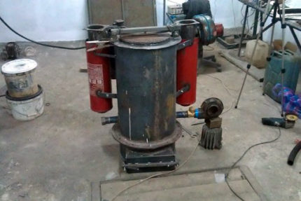 Générateur de gaz fait maison sur bois Générateur de gaz fait maison