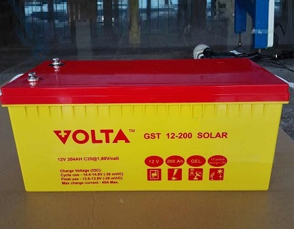 Un exemple de batterie pour un bloc d'alimentation