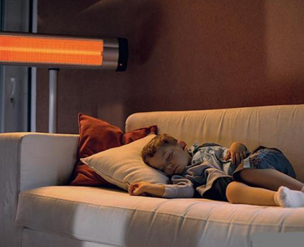 Comment fonctionnent les radiateurs infrarouges extérieurs? Chauffage au sol_2