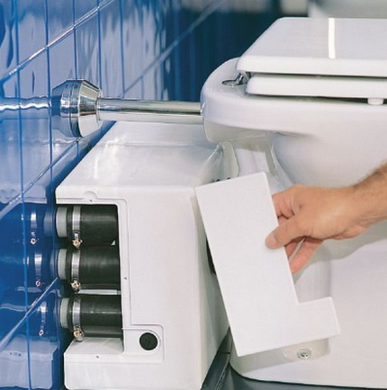 Toilet shredder pump