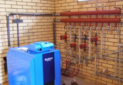 Attache chaudière à combustible solide chauffage polypropylène Chaudière à combustible solide