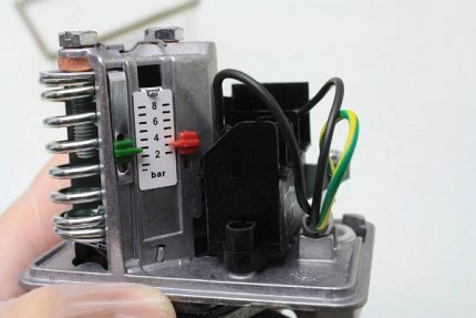 Ressorts de réglage du pressostat