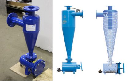 Hydrozyklon für den Bau einer Wärmepumpe Wasser Wasser Hydrozyklon für die Vorrichtung der Wärmepumpe Wasser Wasser