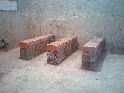 De combien de supports en briques avez-vous besoin pour un bain