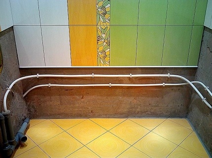 Réparez avant d'installer la baignoire vous-même