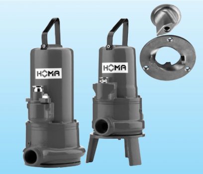 Pompe d'égout avec broyeur