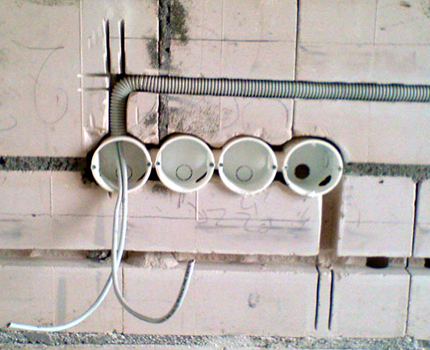 Soket kutularının mutfağa takılması