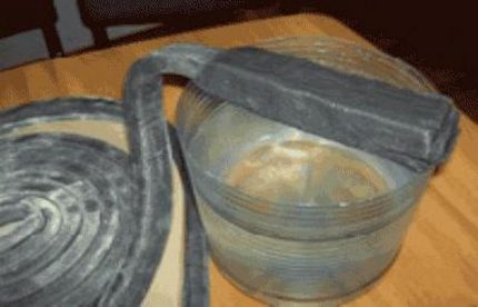 Joint en béton et caoutchouc