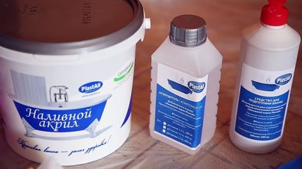 Nettoyant pour surface de bain en fonte Acrylique en vrac pour baignoire