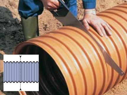 Coupe d'arbre ondulé