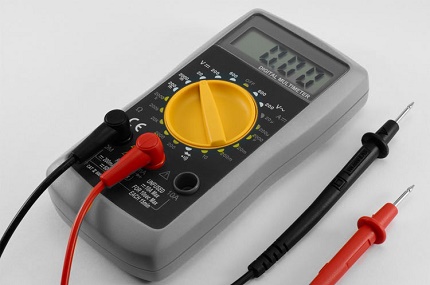 Multimeter - a device for monitoring the status of the mains Multimeter