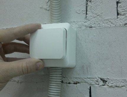 Test du commutateur aérien