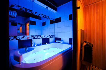 Jacuzzi rétroéclairé Rétro-éclairage Jacuzzi