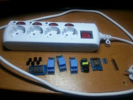 Boîte de prise intelligente à distance Wi-Fi Bloc de prise intelligente