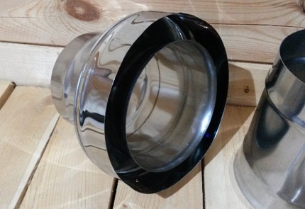 Adaptateur pour assembler et installer un sandwich de cheminée