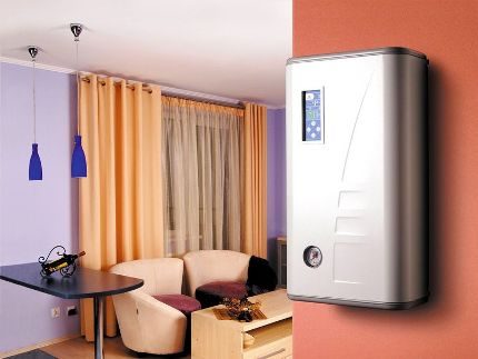 L'électricité comme alternative aux chaudières à gaz Chaudière électrique à l'intérieur de la maison