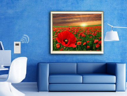 Electric heating for a private house