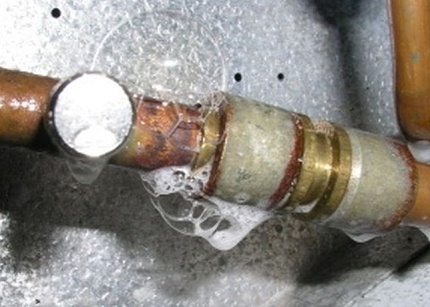 Motif du dépôt d'un certificat pour l'entretien imprévu d'une chaudière à gaz