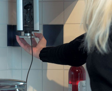 Où il est plus pratique de placer une sortie intégrée pour le comptoir Commodité extensible