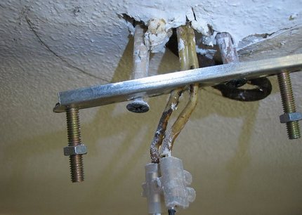 Montage du support de montage