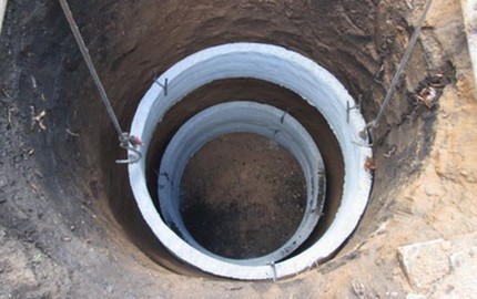 How to make a cesspool with your own hands from reinforced concrete rings Correct installation of rings