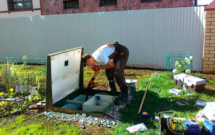 Premier démarrage de la construction