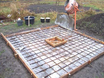 How to make a do-it-yourself pit overlap Arrangement of reinforced floors