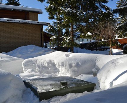 Règles de conservation des tobas de fosse septique pour l'hiver Conservation de l'appareil pour l'hiver