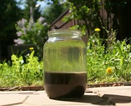 Contrôle qualité du traitement des eaux usées par fosse septique Topas Échantillonnage