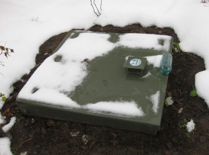 Tapas septiques en hiver