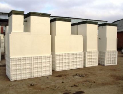 La gamme de fosses septiques pour donner des tapas Modèles de fosse septique Topas